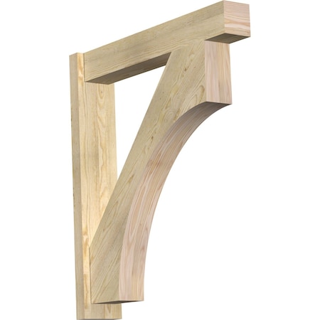 Ekena Millwork Westlake Block Rough Sawn Outlooker, Douglas Fir, 6"W x 32"D x 36"H OUT06X32X36WTL05RDF